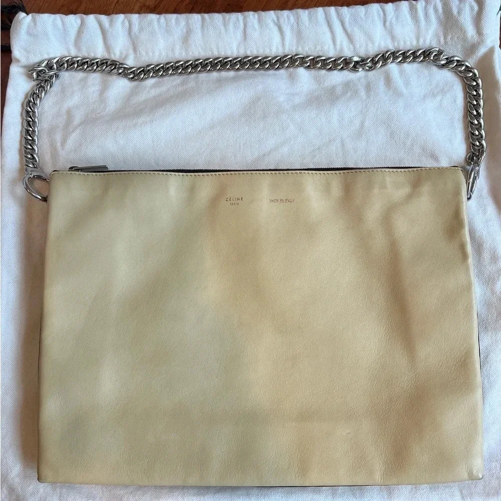 Céline Clutch Trio Handbag Multicolor Lambskin
